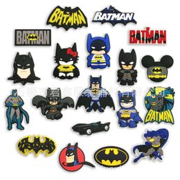 boy hero man cosplay Anime charms wholesale childhood memories funny gift cartoon charms shoe accessories pvc decoration buckle soft rubber clog charms