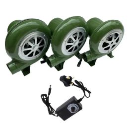 Blowers Electric Blower Fan BBQ Fan 100v 220v Suitable for Barbecue Mini Blacksmith Forges Blower with Speed Adapter AC100240V