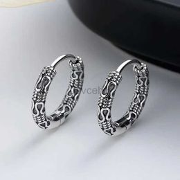 Hoop Huggie Mens small ring earrings womens fashionable retro Philippe earrings silver jewelry beautiful gifts 240326