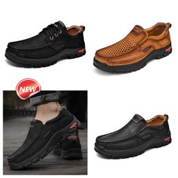 new selling shoes for men genuine leather GAI casual shoes Business Loafers lightweight high Quality Climbing designer mens Shoes don't stink feet luxury size 38-51