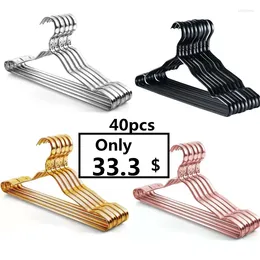 Hangers 40PCS Household Non-slip Multi-functional Clothes Hanger Adult Clothing Store Drying Racks Home Hanging Organizers