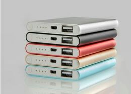 Ultra slim powerbank 500010000mAh power bank for mobile phone Tablet PC External battery Customizable LOGO 20225551948