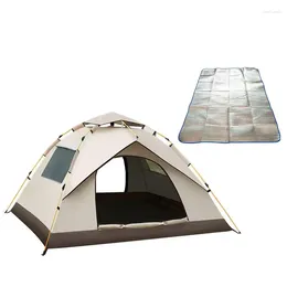 Tents And Shelters Family Camping Tent Automatic 4 Seasons Waterproof Setup Beach For Picnics BBQ