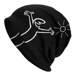 Berets Lineman Summer Sun Bonnet Hat Knitting Hats Cool Autumn Winter Ski Skullies Beanies Unisex Adult Warm Dual-use Cap