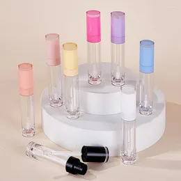Storage Bottles 1Pcs 8ml Empty Lip Gloss Tube DIY Plastic Elegant Liquid Lipstick Containers Round Lipgloss Bottle