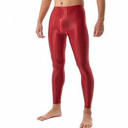 Elactic brilhante magro leggings homem calças de cetim respirável yoga ginásio leggings esportes casuais fitn lg calças plus size 2023 d6ke #