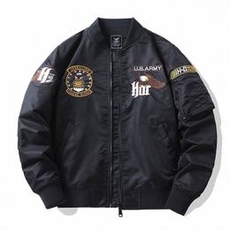 aviator Men's Jacket Embroidered Baseball Uniform Eagle Jacket Air Force Outdoor High Quality Military Tactical Coat Veste Homme G1nZ#