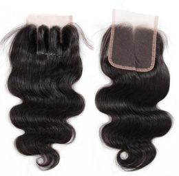 Brazilian Body Wave Virgin Hair Lace Closure Middle 3 Way Part Human Hair Closure Unprocessed Brazillian Body Wave Hair Lace 2355415