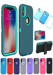 Armor Phone Case For iPhone 12 Pro Max XS Max XR 7 8 6 6S Plus Case 3 in 1 Hybrid PC TPU Shockproof Defender Cover for iPhone 11 P6986228