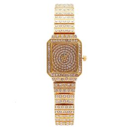 Full Diamond Square Small Women's Bracelet Fashion Watch