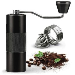 1pc, Stainless Steel Burr Adjustable Manual Espresso Perfect Home, Office, and Grinder, for RV Outdoor Camping Picnic Office Travel Maker Coffee Bar Accessories