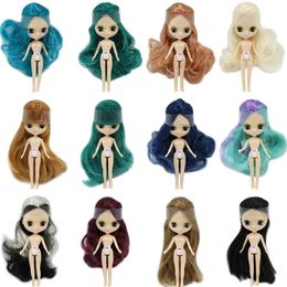 ICY DBS Mini Blyth Doll 27 kinds of style clothes random 10cm BJD ANIME GIRL 240311