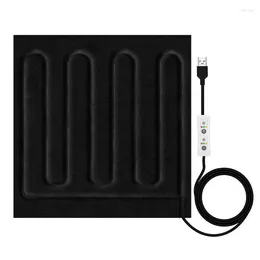 Carpets 1pc Winter Warm USB Heating Film Electric 5V Carbon Fibre Pad Hand Warmer Infrared Fever Heat Mat Warming