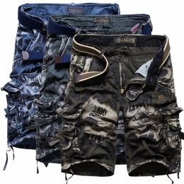 hot 2021 Summer tooling Multi-pocket loose overalls Leopard-print camoue overalls Cargo Capric pants Cropped trousers 29-42 U7UT#