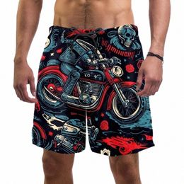 cool Motorcycle Designs Men's Novelty Board Shorts, Quick Dry Bathing Suits with Pocket for Beach Holiday Party r0aq#