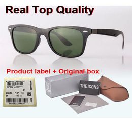 Brand designer 4195 sunglasses men women plank frame Metal hinge mirror uv400 glass lens Retro glasses Oculos De Sol with cases an5799727