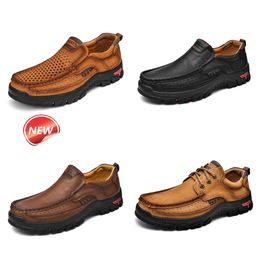 Neu verkaufte Schuhe für Herren aus echtem Leder GAI Freizeitlederschuhe Business-Loafer leicht, hochwertig, Klettern, Designergröße 38-51 Herren cool