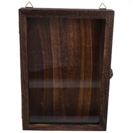 Frames Vintage Specimen Box Display Case Container Stand Glass Butterflies Boxes Wooden
