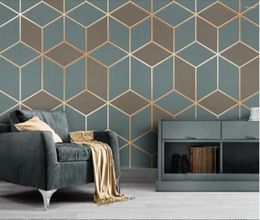 Wallpapers 3D Abstract Geometric Mural Large Po Wallpaper Home Art Decorative Murals Paper Rolls Customise Painting