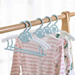 Hangers 10pcs Children Clothes Hanger Toddler Baby Coat Plastic Closet Non-slip Kids Clothing Organizer Space Saving