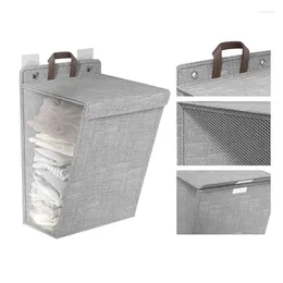 Laundry Bags Wall Hanging Clothes Organizer Bag Basket Foldable Storage Dirty Baskets Closet Toys Storager