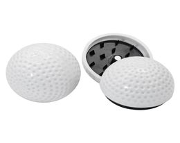 43 MM Golf Ball White Acrylic Smoking Herb Grinders 17 Inch Mini Plastic Smoke Grinder Tobacco Accessories Factory Whole1304806