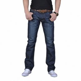 baggy Jeans Men's Trousers Classic Vintage Wed Denim Trousers Fi Casual Denim Pant Large Size Versatile Streetwear B2T6#