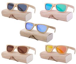 Fashion Full Bamboo Custom Eco Friendly UV400 Polarized Sunglasses Sun Glasses8031377