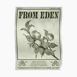 Calligraphy From Eden Hozier Poster Home Wall Decor Art Vintage Modern Decoration Print Room Painting Mural Funny Picture No Frame