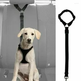 Dog Collars Pet Car Safety Leash Ring Seat Belt Cat Back Supplies Lead Clip Lever Traction Harness