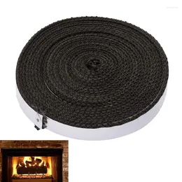 Window Stickers Wood Stove Door Gasket Flat Tape Self Adhesive Oven For Furnace Smoker Grill