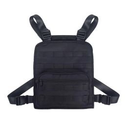 Bags Men Tactical Vest Bag Hip Hop Military Tactical Chest Bags Backpack Adjustable MultiFunctional Molle Tool Pouch Shoulder Bag