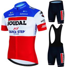 Racing Sets Men's Cycling Outfit Sports Set Complete 2024 Clothing Cycle Jersey Spring Summer Man Mtb Male Cyclist Road Bike Uniform