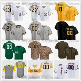 Stitched 2024 Baseball Jersey 65 Jack Suwinski 13 Ke'Bryan Hayes 3 Ji Hwan Bae 2 Connor Joe 54 Martin Perez 51 David Bednar 23 Mitch Keller 66 Jackson Wolf 67 Ashcraft