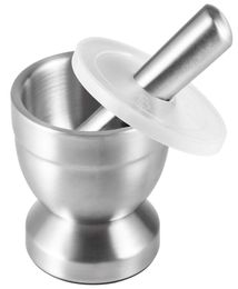 Manual Coffee Grinders Stainless Steel Mortar And Pestle Spice Grinder Pesto Grinder With Lid For Crushing Abrasive NonSlip Ba5228645