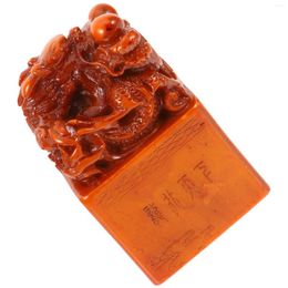 Storage Bottles Stamp Name Stamps For Crafts Blank Stone Stamper Postage Seal/seal Stampers DIY Chinese Style Ink Pad