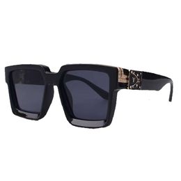 المصمم طباعة الأبجدية النظارات الشمسية نظارات الرجال العدسات الشمسية UV400 لكل من الرجال والنساء