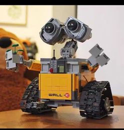 Wall-e robot puzzle building block toy