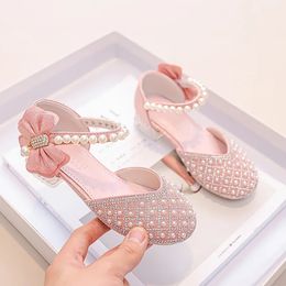 Fashionable Kids Girls Dress Shoes Exquisite Children Girls Princess Shoes Kids Dance Footwear Children Party Sandals 240312