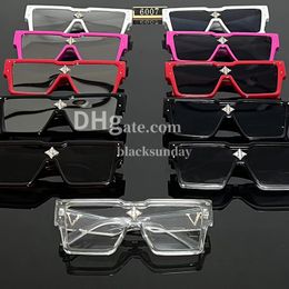 Fashion Large Frame Sunglasses Designer Couple Sun Glasses Outdoor Windproof Eyewear UV400 Mirrored Lens
