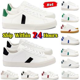 New Designer Shoes flat sneakers womens Campo Sneaker trainer paris V10 Low Chromefree men women platform shoe Leather White Black Nacre luxury mens Casual trainers