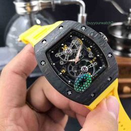 Luxury Automatic Mechanical Watch Richar m Watch Date Swiss Designer Watch Italian World Brand Watch Waterproof Stainless Steel Fashion Watch S815