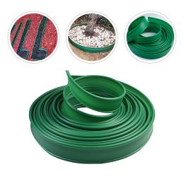 Gates 2M Coil Plastic Fencing Lawn Edging Belt Flexible Gardening Path Barrier Protective Stone Separation Random Color