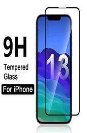 Bulk 9D screens printing two Strong Mobile Phone Protector films suitable for iPhone 13 7 8 Plus XR X XS Pro Max full screen Tempe3496815