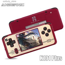 Portable Game Players Anbernic Revo K101 Plus Pocket Handheld Game Console 3 Inch TFT Screen Dual CPU Support Official-GBA Game Cartridges Kid Gift Q240326