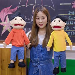 Big Ventriloquism Hand Puppet Doll Theatre Large Full Body Cloth Stuffed Pulip Dolls Finger Puppets Witch Children Birthday Gift 240314