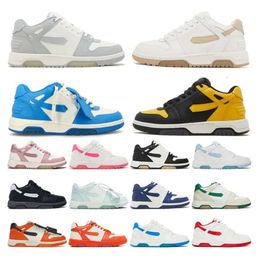 Shoes TOP Casual Out Of Office Sneaker Designer Casual Shoes Luxury Women Sneakers Mixed Color Lace Up Flat Men Top Offsss White Black Navy Blue intage Distressed Mens