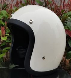 Motorcycle Helmets HelmetsCO 500TX Retro Vintage Helmet Chopper Bobber Cafe Racer Japanese Style Half Face Light Weight Fibergla5974277