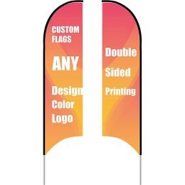 Accessories Feather flag banner Wholesale feather flag custom printed feather banner flag for promotion and advertising