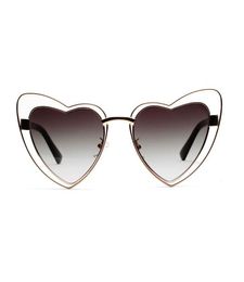 double peach heart metal sunglasses Europe Street beat the concave shape female sunglasses personalized sunglasses male tide8878102